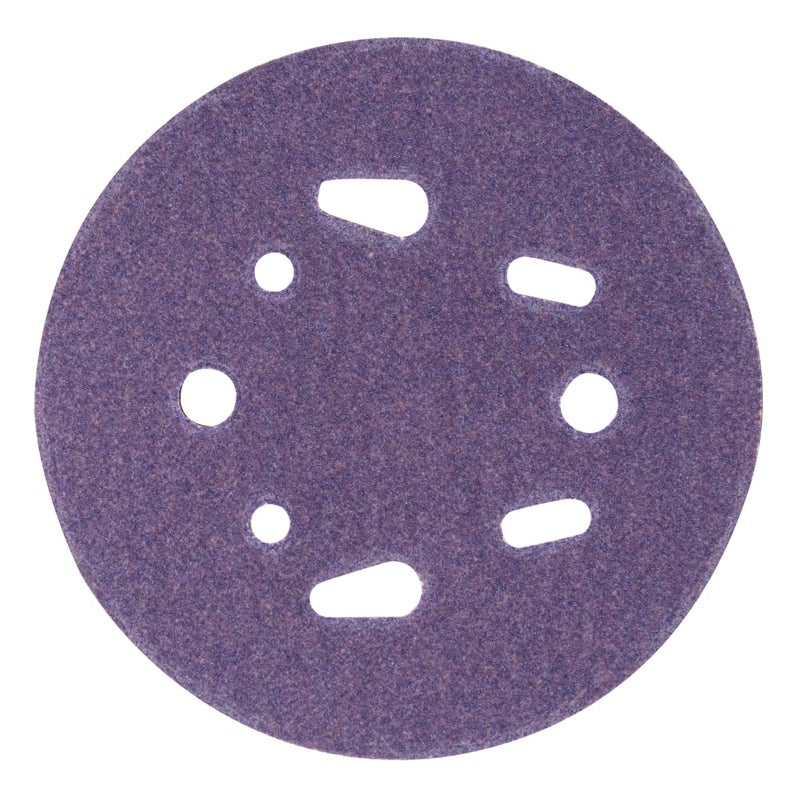 3M Ultra Durable 5 inch Power Sanding Discs, Universal Hole, 100 Grit, 10/Pack - Image 2